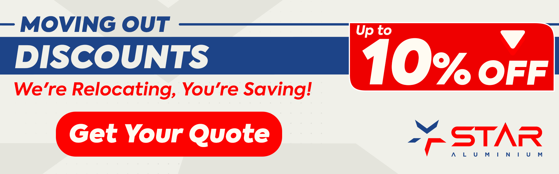 Moving Out Discounts